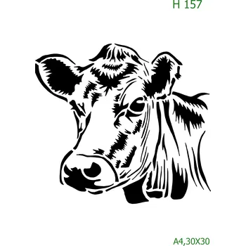 Šablona H 157 - 30 x 30 cm , Nelepící folie