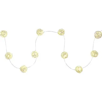 Vánoční dekorace RETLUX RXL 238 Sříbrné Koule 10LED WW TM