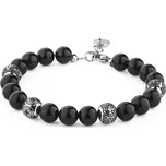 Brosway Korálkový náramek s onyxem Karma BRM14