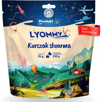 jídlo na cestu Lyommy Kuřecí shawarma (100% kořeněný prsní řízek)