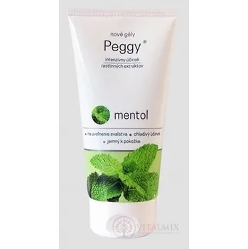 Masážní přípravek PEGGY nové gely mentol 170 g