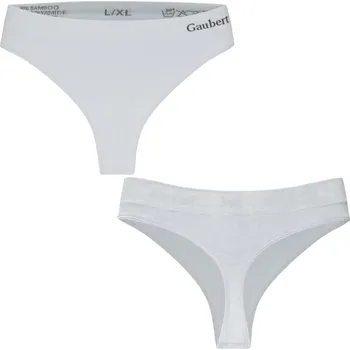 Kalhotky Gaubert Dámská bambusová tanga GBTW-3104 Barva: bílá, Velikost: XXL/3XL