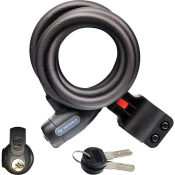 Zámek na kolo Nexelo Spirála 12x1800 Klíč zámek