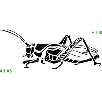 Šablona H 140 - A4 , Nelepící folie