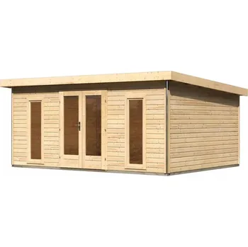 Zahradní stavba KARIBU HOLZTECHNIK dřevěný domek KARIBU RADEBURG 4 (31479) natur LG3949