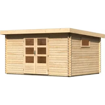 Zahradní stavba KARIBU HOLZTECHNIK dřevěný domek KARIBU TRITTAU 5 (91499) natur LG4190