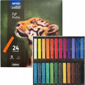 Výtvárné potřeby Sada suchých pastelů PLS 24ks