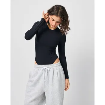 Dámské tričko Body s&nbsp;dlouhými rukávy - M - House - černá - 809GP-99X