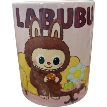 Stolování Keramický hrnek Labubu (325 ml) Barva: Světle Růžová