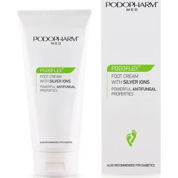 Péče o nohy PODOPHARM PODOFLEX krém na nohy s ionty stříbra s 5% UREY 100ml