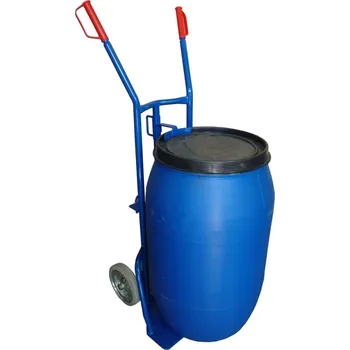 Dvoukolový manipulační vozík na plastové sudy (156 x 65,5 x 65 cm)