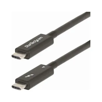 Kabel do PC StarTech.com 6ft (2m) Active Thunderbolt 4 Cable, 40Gbps, 100W PD, 4K/8K, Intel Certified, Compatible w/Thunderbolt 3/USB 3.2/DisplayPort (A40G2MB-TB4-CABLE) - USB kabel - 24 pin USB-C (M) do 24 pin U