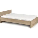Dřevěná postel Lima 90x200 jednolůžko dub sonoma