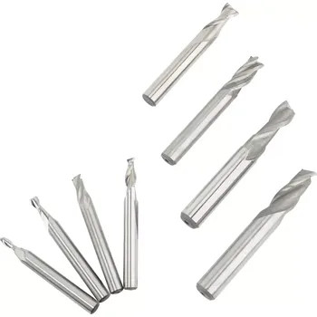 Vrták Stopkové frézy 3-10mm HSS, sada 8ks