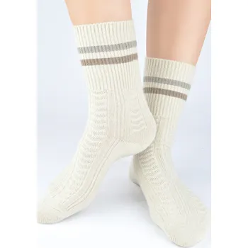 Pánské ponožky VLNĚNÉ PONOŽKY SW024 béžová 36-41