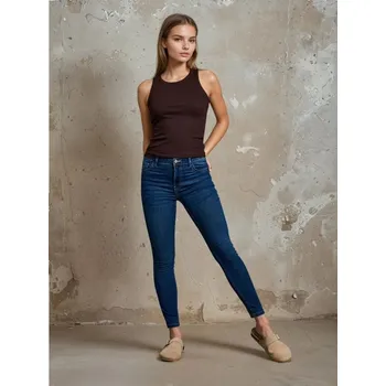 Sinsay - Džíny skinny fit - námořnická modrá - 869EV-59J - 869EV-59J-44