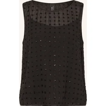 Marc Cain Dámský Halenkový Top S Ozdobnými Kamínky, černá, 40