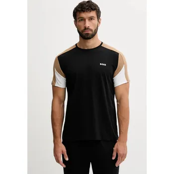 Tričko BOSS Balance T-Shirt RN pánské, černá barva, 50545931 99X, vel. L