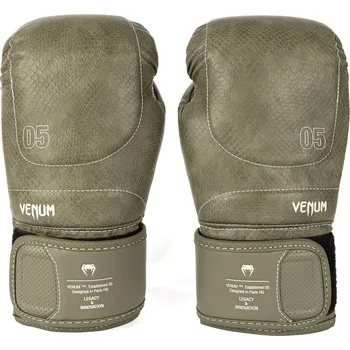 Boxerské rukavice Venum Impact Evo Scales Boxing Gloves - Army Green Velikost: 16oz