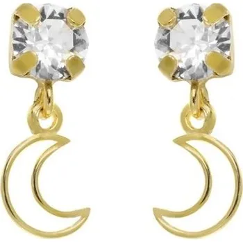 Náušnice Stříbrné zlacené náušnice Victoria Cruz A3494-07DT