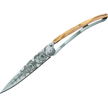 kapesní nůž Kapesní nůž Deejo 1CB059 Tattoo 37g olive wood Versailles