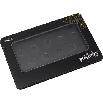 Vodová barva Kovové pouzdro na akvarelové barvy Coliro Pearlcolors, velké - černé