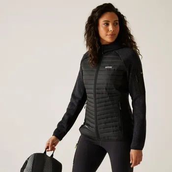 Dámská větrovka Dámská hybridní bunda Regatta ANDRESON černá 52