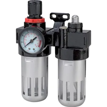 Kompresor Filter Airtool MF-3, vzduchový, na kompresor, s regulátorom a tlakomerom, 1/4"