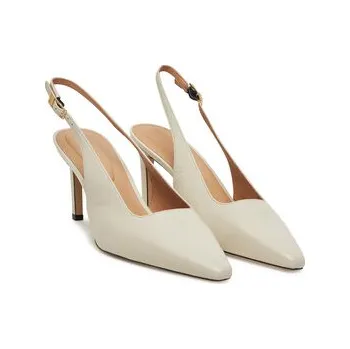 Dámské lodičky Lodičky Tommy Hilfiger Squared Toe FW0FW08636 Béžová 41