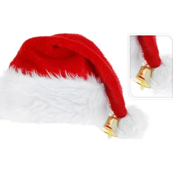 Vánoční dekorace Čepice Mikulášska se zvonkem 40x30 cm