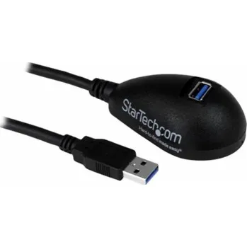 Datový kabel StarTech.com 5ft SuperSpeed USB 3.0 Extension Cable for Desktop - STP - USB-A Male to USB-A Female Cable for Computer - Black (USB3SEXT5DKB) - Prodlužovací šňůra USB - USB typ A (F) do USB typ A (M) -