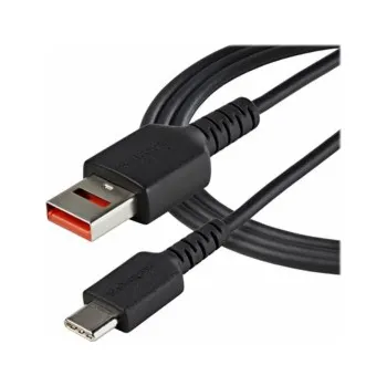 Datový kabel StarTech.com 3ft (1m) Secure Charging Cable, USB-A to USB-C Data Blocker Charge-Only Cable, No-Data Power-Only Charger Cable for Phone/Tablet, Data Blocking USB Protector Adapter Cable - 5V at 2.4A (1