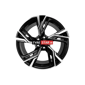 Alu kolo MAM RS5 8x18 5x1143 ET45 BLACK FRONT POLISH