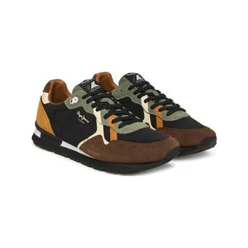 Dámská obuv Pepe Jeans Sneakersy Brit Prints M PMS400002 Hnědá 42