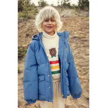 Dětská bunda Mini Rodini 25710111 modrá 55X, vel. 80-86