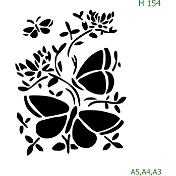 Šablona H 154 - A3 , Nelepící folie