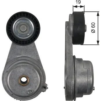 Napínák, žebrovaný klínový řemen GATES T39190