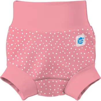 Kojenecké oblečení Splash About Nové Plavky Happy Nappy Pink Dotty Vel. XL