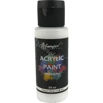 Vodová barva Akrylové barvy Artmagico 59ml Barva: titanum white