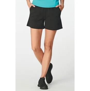Dámské kraťasy Bavlněné volnější černé dámské kraťasy s kapsami 228 velikost 3XL