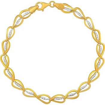 Náramek Zlatý náramek Vinea ze žlutého a bílého zlata - 5 mm varianta 17 cm FNN1822BGYW-17 cm