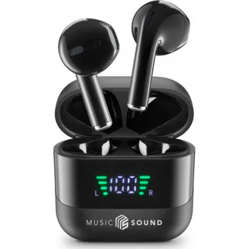Huawei Music Sound 8018080488603 Bezdrátová sluchátka do uší s Bluetooth pro hovory/hudbu, černá