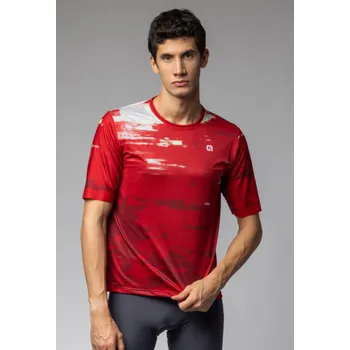 Dámské cyklistické tretry Dres pánský ALÉ OFF ROAD RUGGED red - 3XL