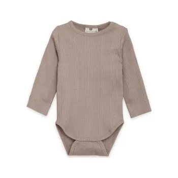 Kojenecký body En Fant Body s dlouhým rukávem Rib - Fungi, vel. 68