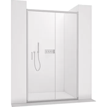 CERANO - Sprchové posuvné dveře Orlano L/P - 5 mm - chrom, transparentní sklo - 90x195 cm