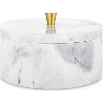 Dóza na potraviny Dóza s víkem 8 x 12,5 x 12,5 cm bílá barva 181547 00X