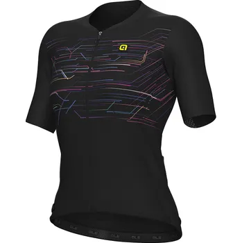 Dámské cyklistické tretry Dres dámský ALÉ PR-E MEGABYTE black - 3XL