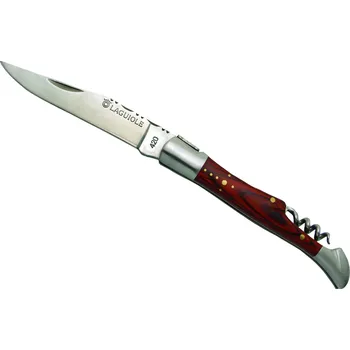 kapesní nůž Kapesní nůž s vývrtkou Laguiole DUB039 12cm,čepel ocel 420, rukojeť hnědá stamina