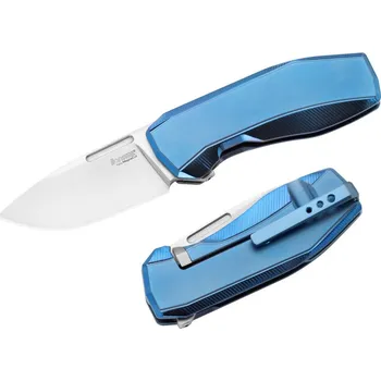 kapesní nůž Kapesní nůž Lionsteel N.ONE N1 BL čepel CPM MagnaCut,titanová rukojeť