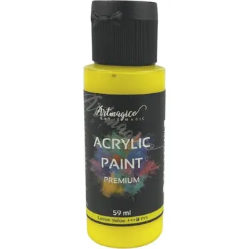 Vodová barva Akrylové barvy Artmagico 59ml Barva: lemon yellow